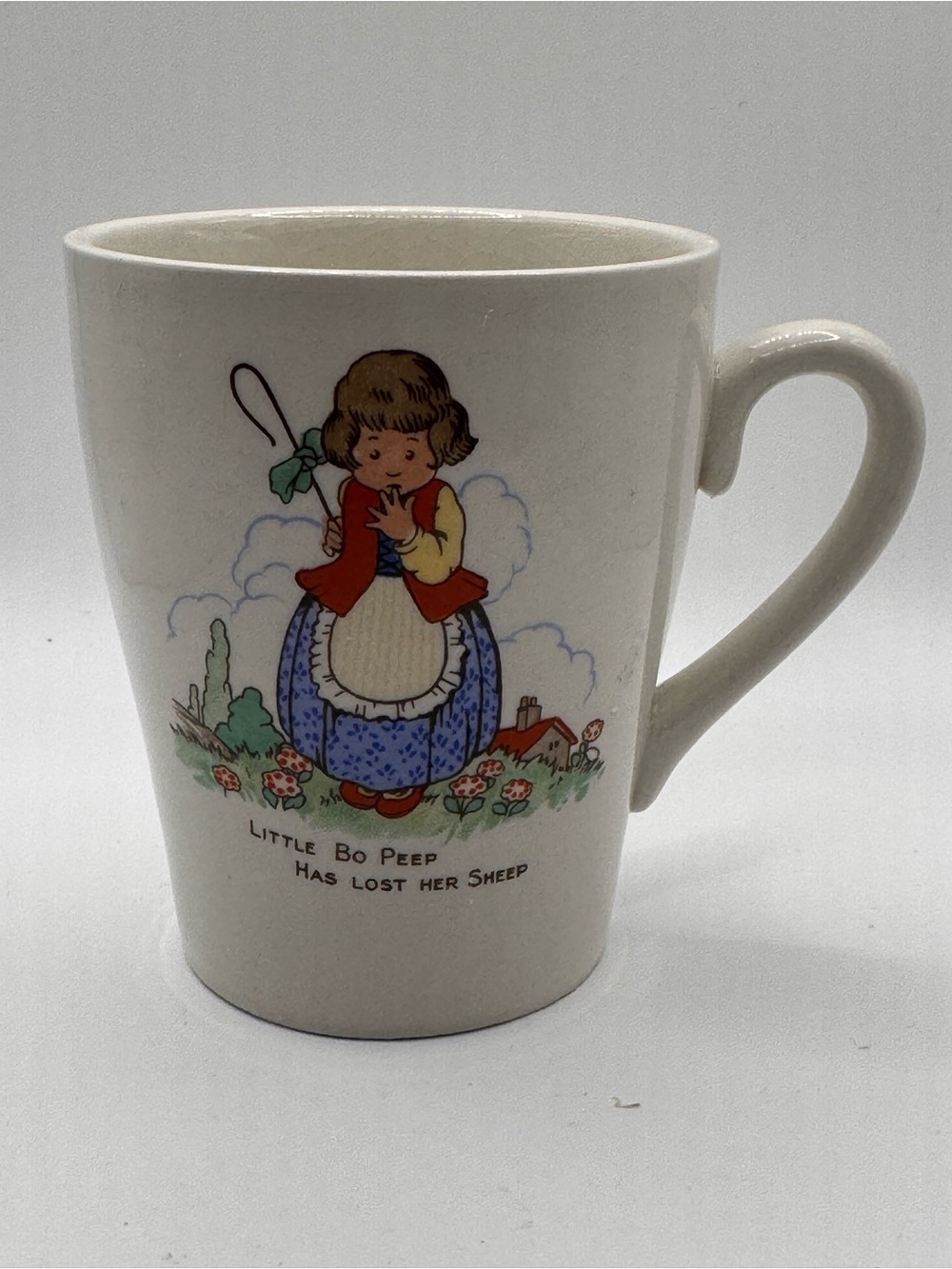 Vintage Tams 1966 Little Bo Peep Nursery Rhyme Cup. 10 fl oz.